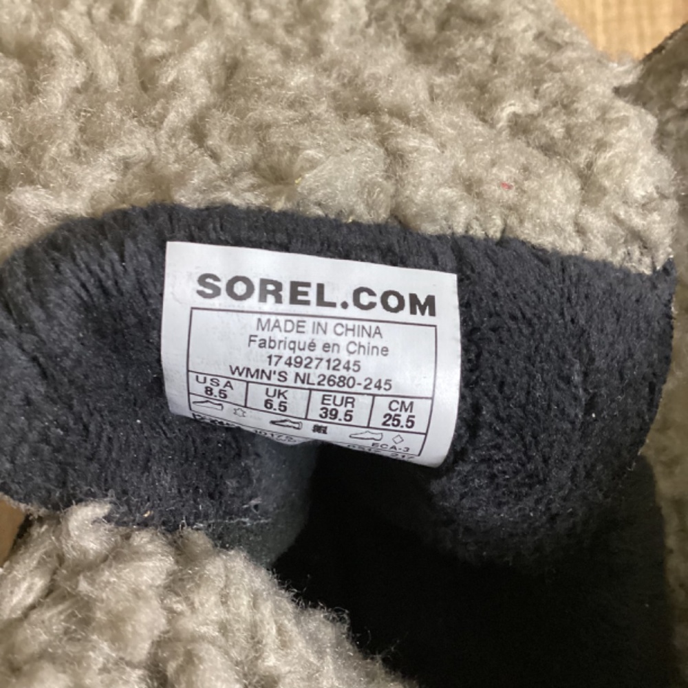 Sorel Boots EMILIE Lace Up Leather Suede Waterproof Womens Size 8.5 - Picture 6 of 6
